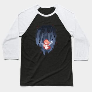 Little Red Fighting Hood Baseball T-Shirt